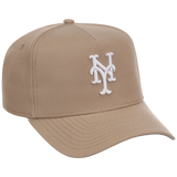 New York Mets Women's New Era 9FORTY Camel A-Frame