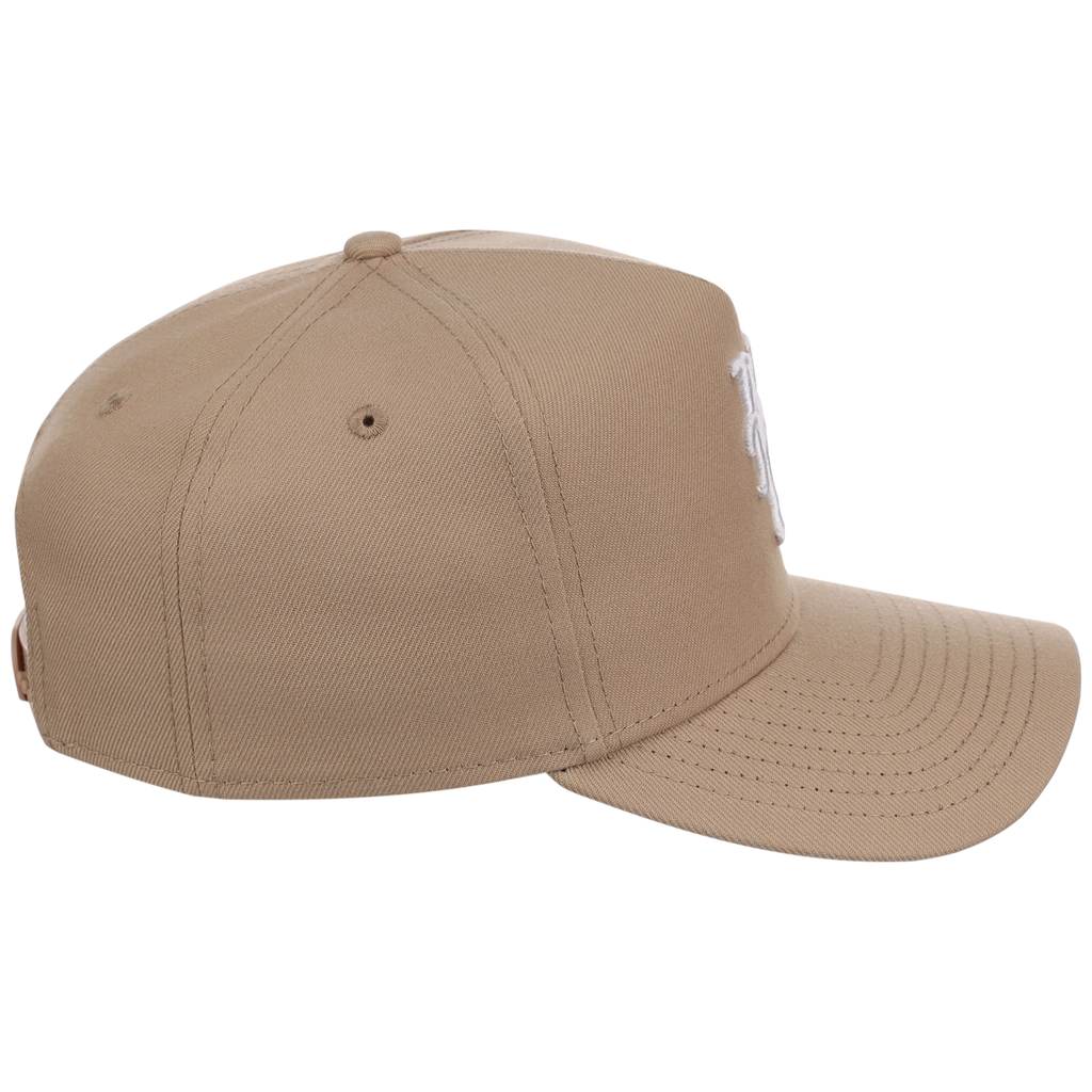 New York Mets Women's New Era 9FORTY Camel A-Frame
