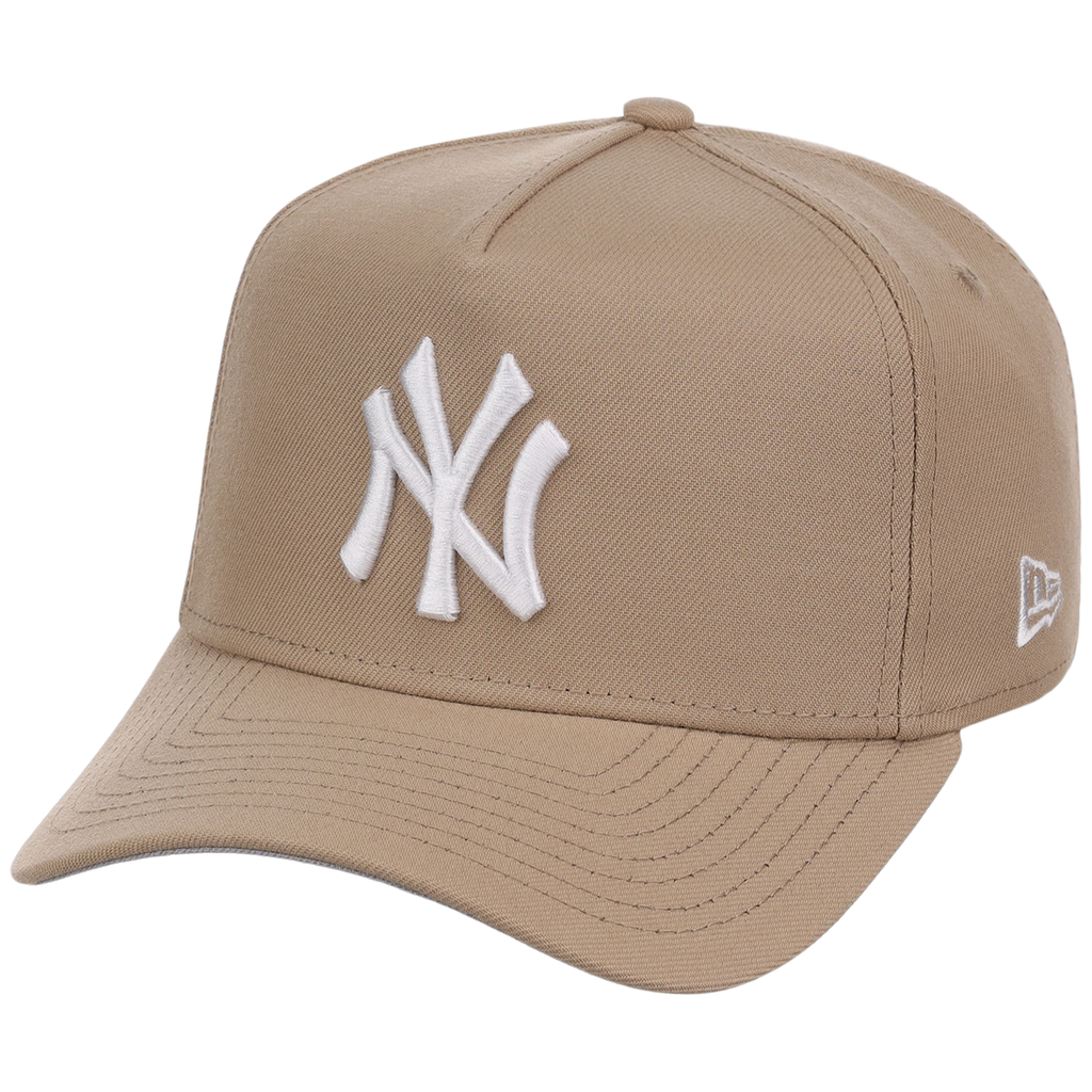 New York Yankees Women's New Era 9FORTY Camel A-Frame