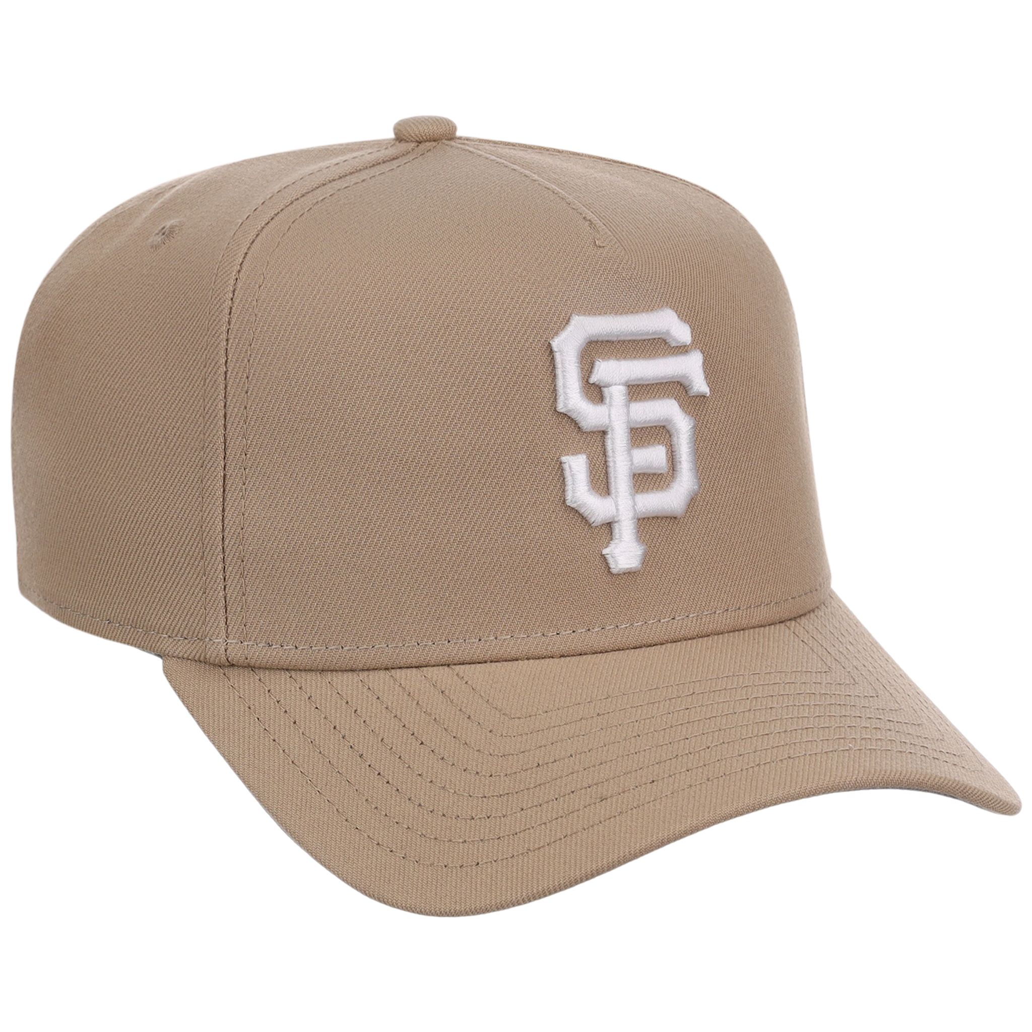 San Francisco Giants Women's New Era 9FORTY Camel A-Frame