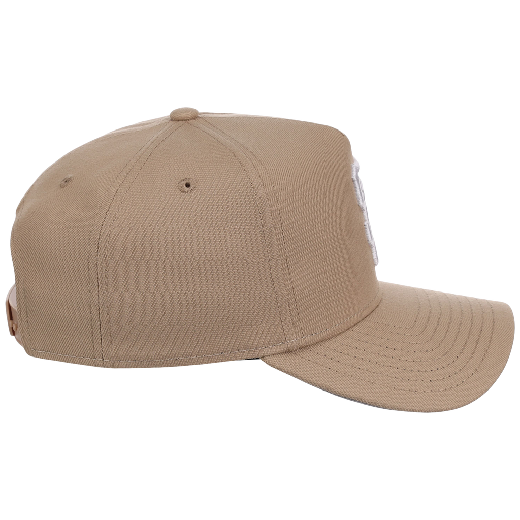 San Francisco Giants Women's New Era 9FORTY Camel A-Frame