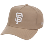 San Francisco Giants Women's New Era 9FORTY Camel A-Frame