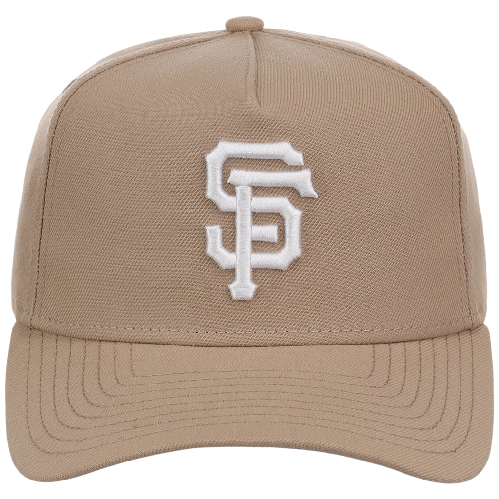 San Francisco Giants Women's New Era 9FORTY Camel A-Frame