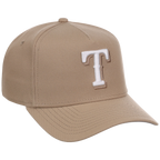Texas Rangers Women's New Era 9FORTY Camel A-Frame
