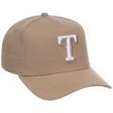 Texas Rangers Women's New Era 9FORTY Camel A-Frame