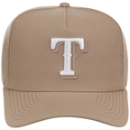 Texas Rangers Women's New Era 9FORTY Camel A-Frame