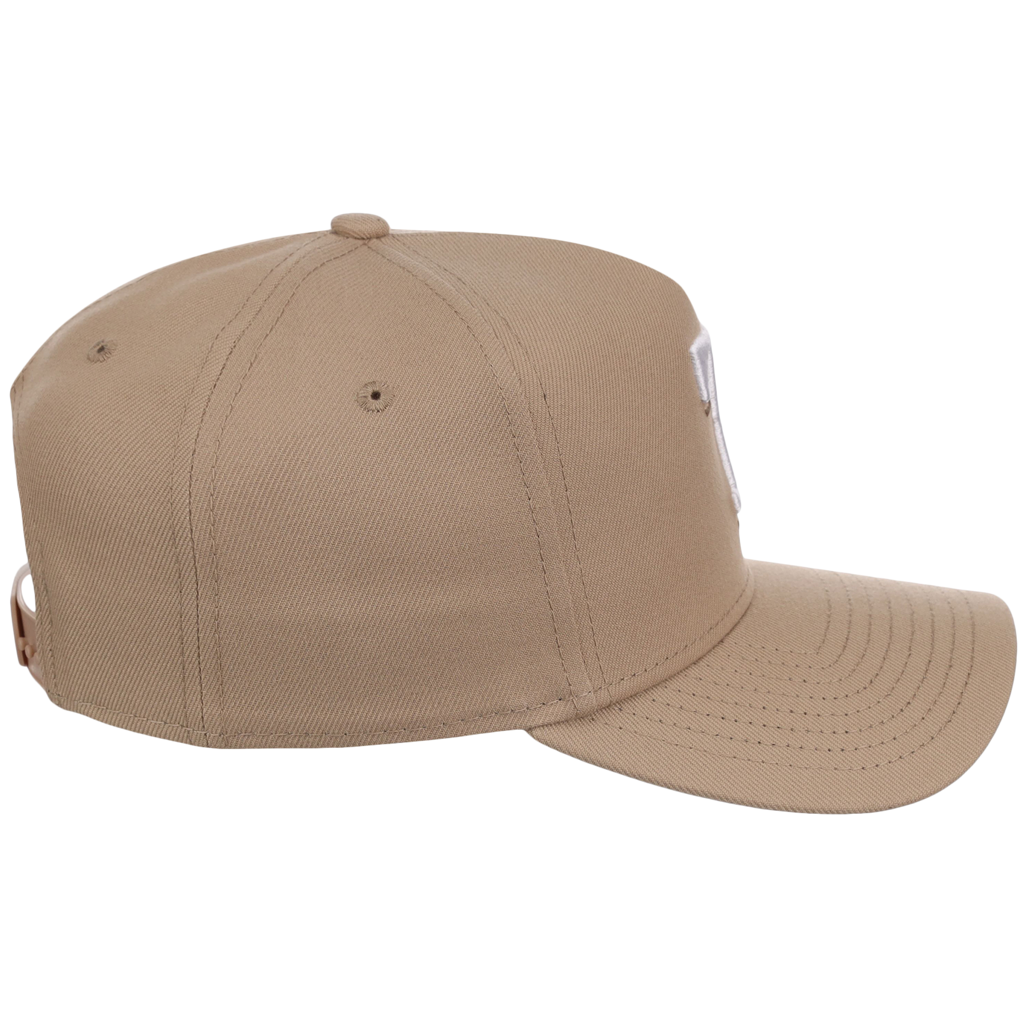Texas Rangers Women's New Era 9FORTY Camel A-Frame