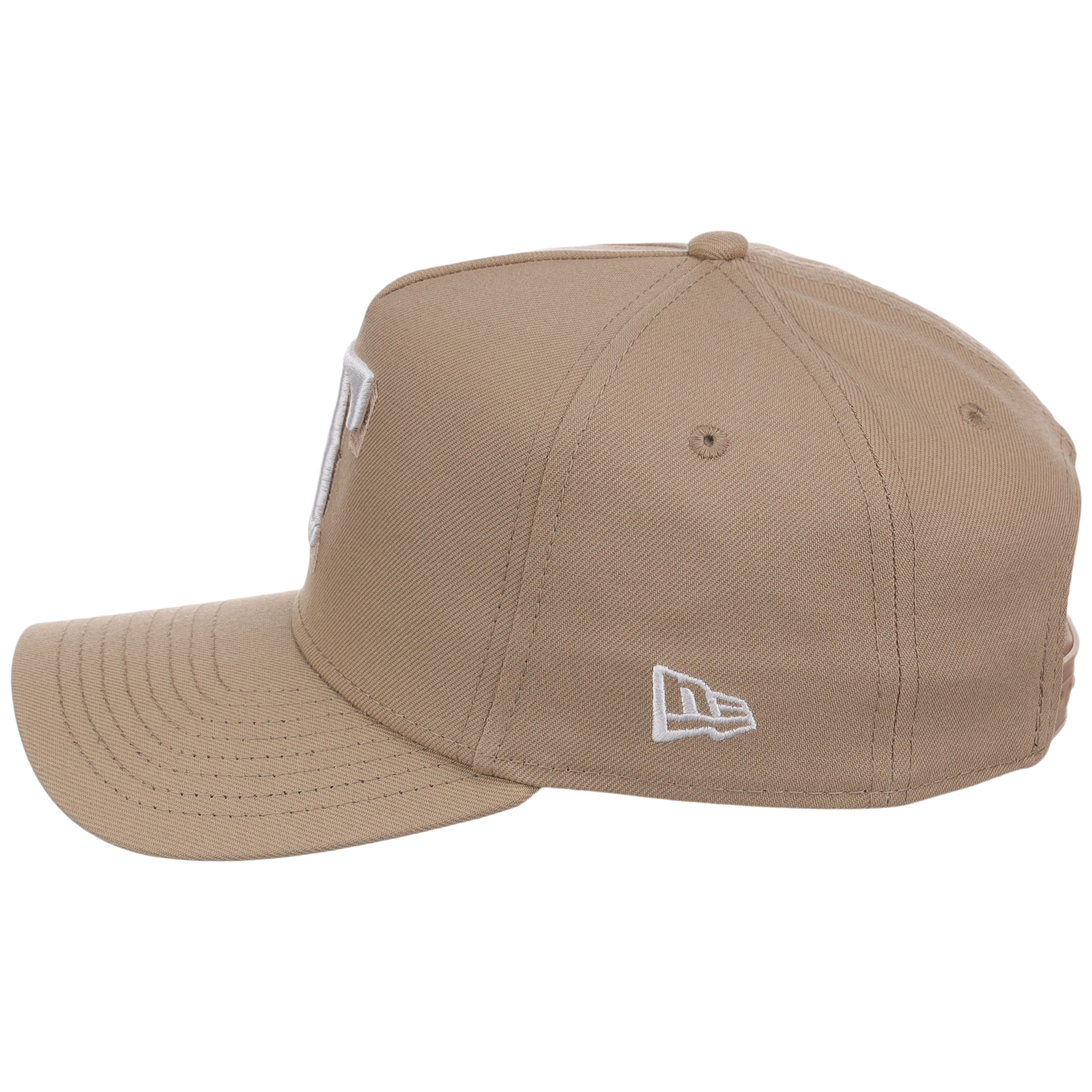 Texas Rangers Women's New Era 9FORTY Camel A-Frame