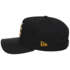 Atlanta Braves Women's New Era 9FORTY Black x Cheetah A-Frame