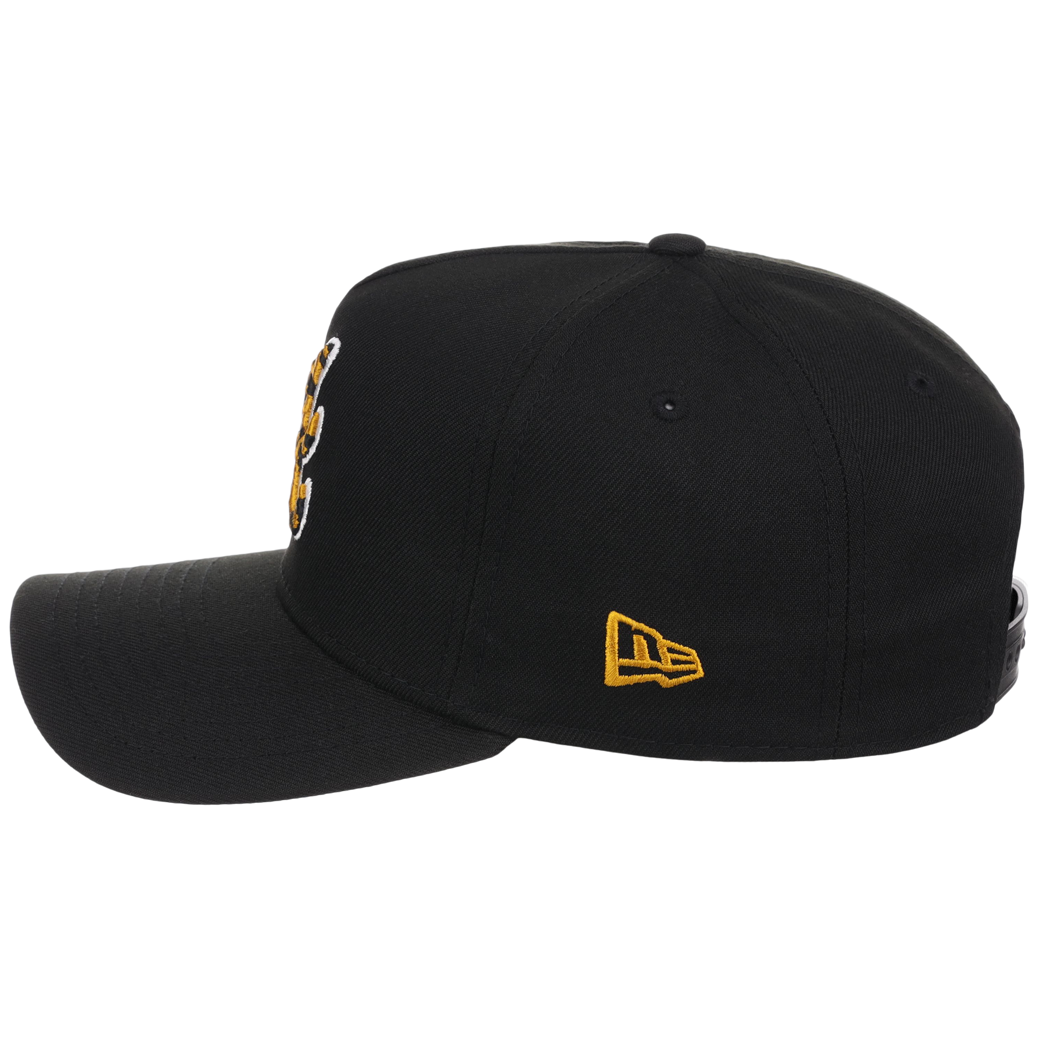 Atlanta Braves Women's New Era 9FORTY Black x Cheetah A-Frame