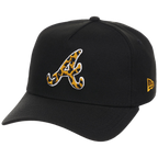 Atlanta Braves Women's New Era 9FORTY Black x Cheetah A-Frame