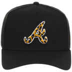 Atlanta Braves Women's New Era 9FORTY Black x Cheetah A-Frame