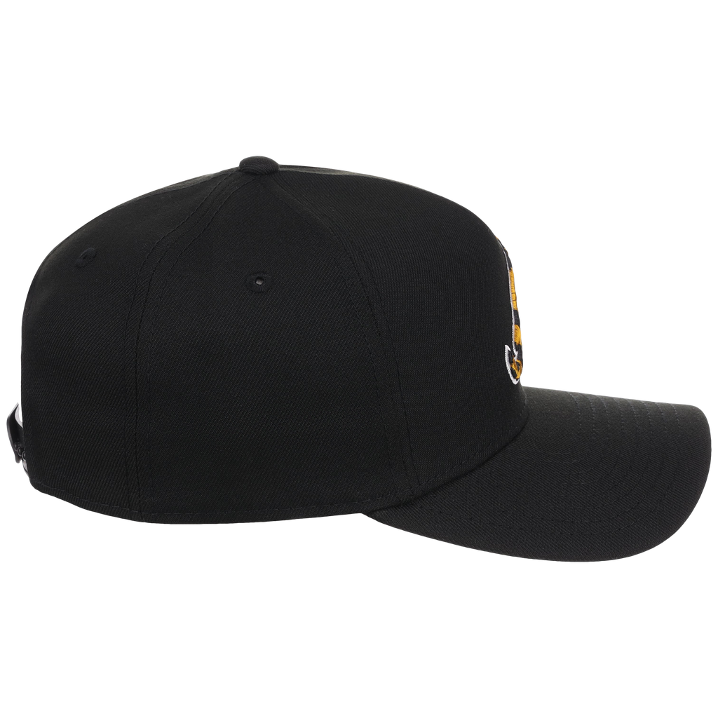 Atlanta Braves Women's New Era 9FORTY Black x Cheetah A-Frame