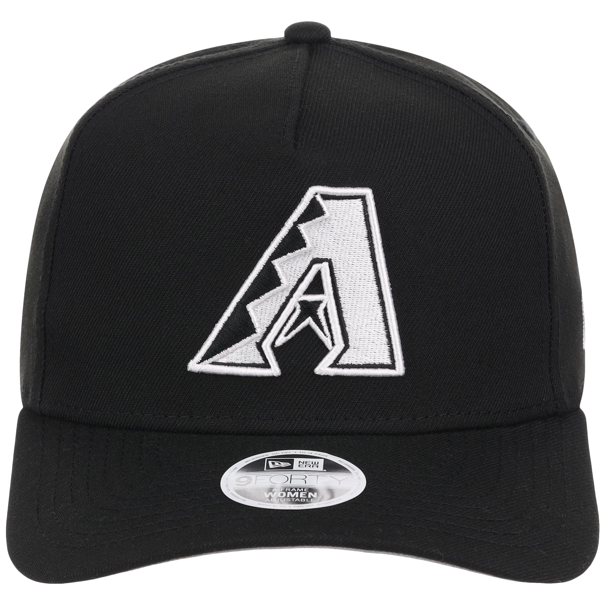 Arizona DiamondBacks Women's New Era 9FORTY Black A-Frame