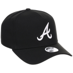 Atlanta Braves Women's New Era 9FORTY Black A-Frame