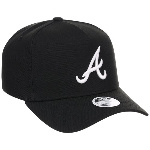Atlanta Braves Women's New Era 9FORTY Black A-Frame