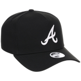 Atlanta Braves Women's New Era 9FORTY Black A-Frame
