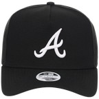 Atlanta Braves Women's New Era 9FORTY Black A-Frame