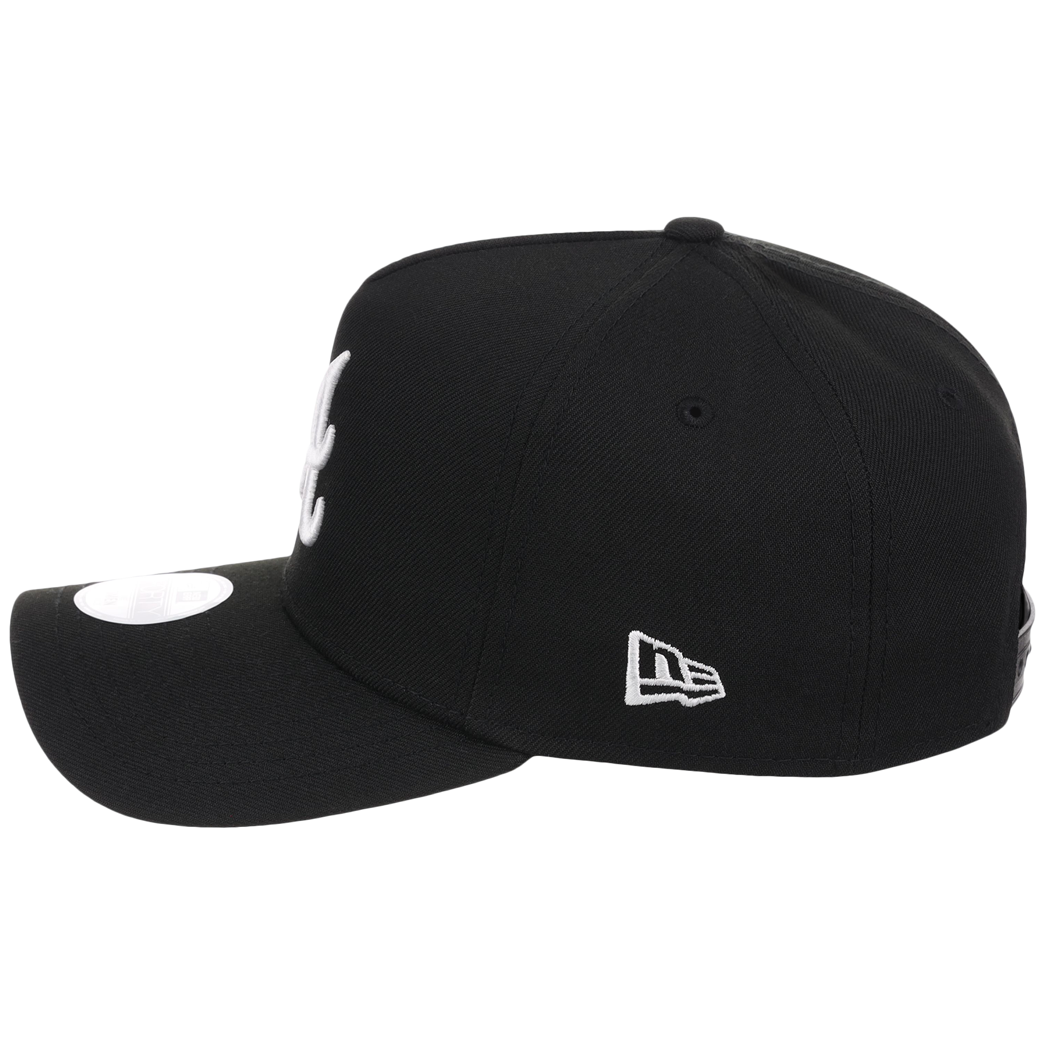 Atlanta Braves Women's New Era 9FORTY Black A-Frame