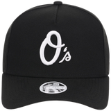 Baltimore Orioles Women's New Era 9FORTY Black A-Frame