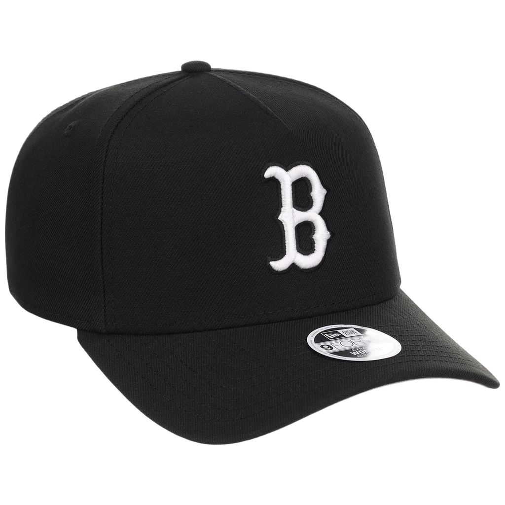Boston Red Sox Women's New Era 9FORTY Black A-Frame