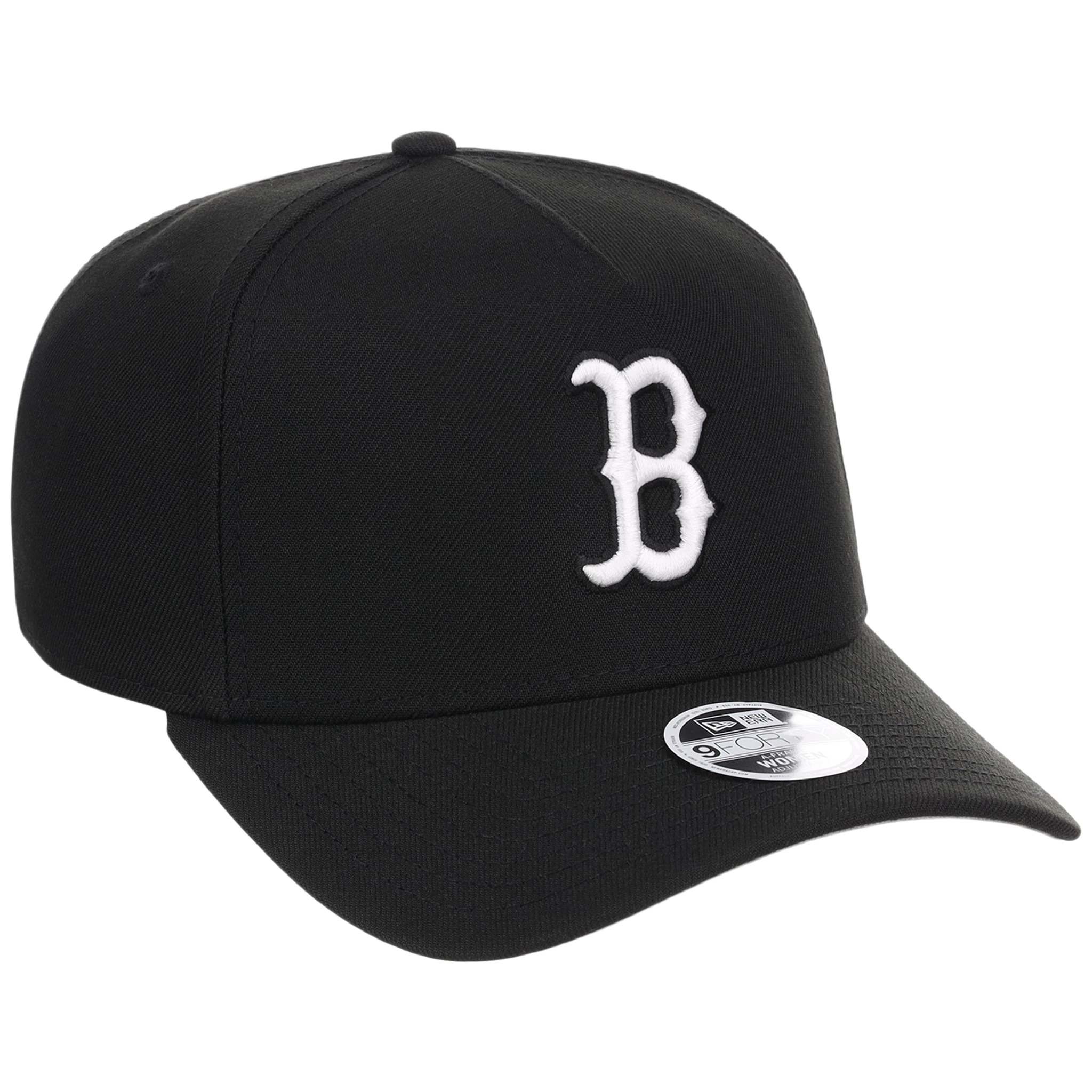 Boston Red Sox Women's New Era 9FORTY Black A-Frame