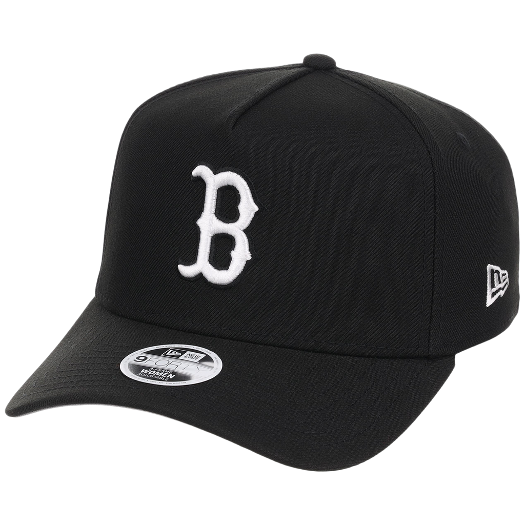 Boston Red Sox Women's New Era 9FORTY Black A-Frame