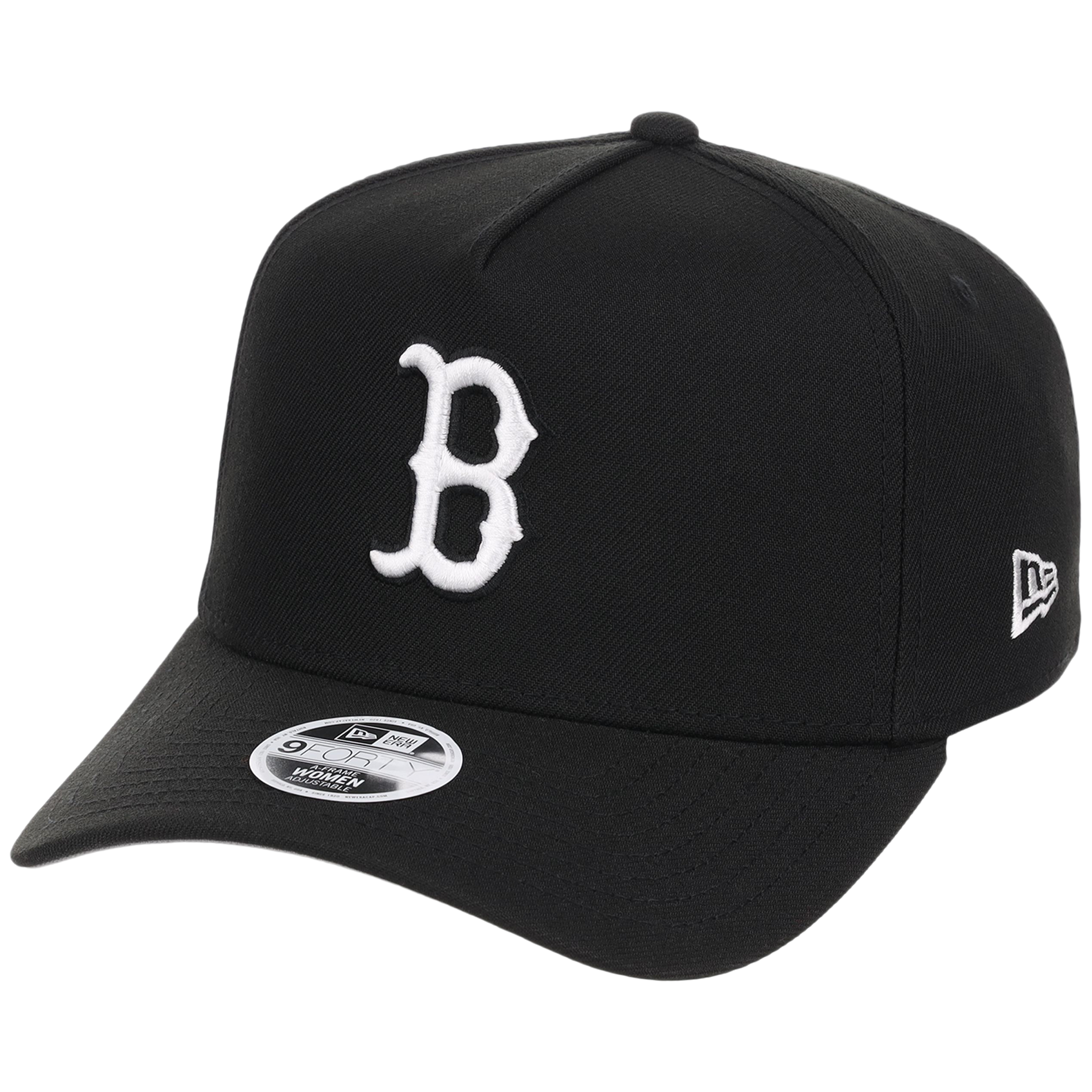 Boston Red Sox Women's New Era 9FORTY Black A-Frame