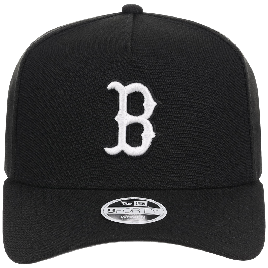 Boston Red Sox Women's New Era 9FORTY Black A-Frame