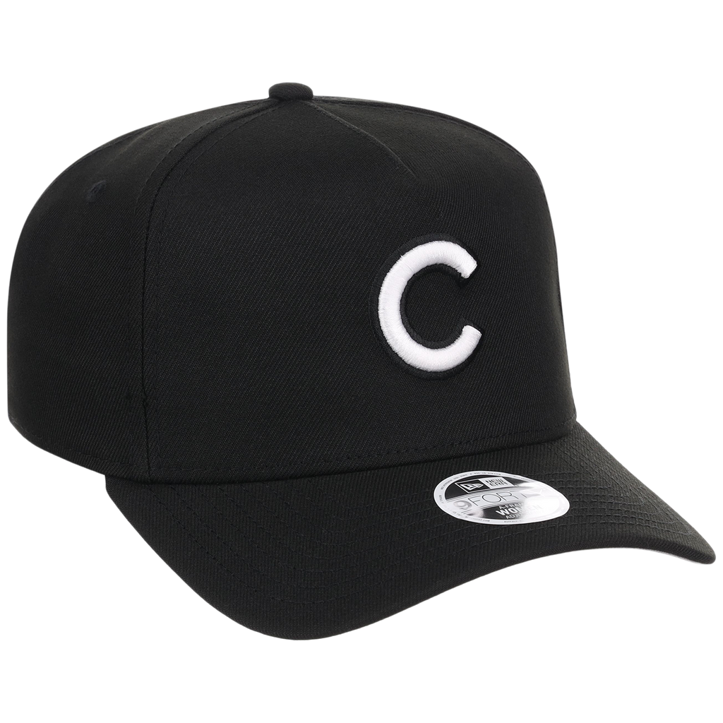 Chicago Cubs Women's New Era 9FORTY Black A-Frame