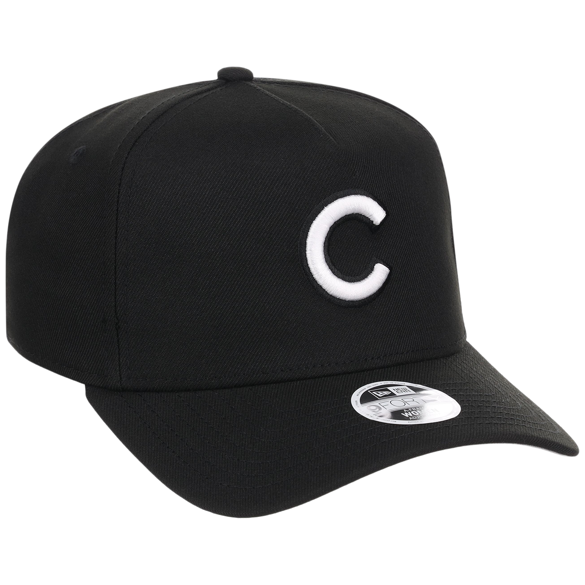 Chicago Cubs Women's New Era 9FORTY Black A-Frame