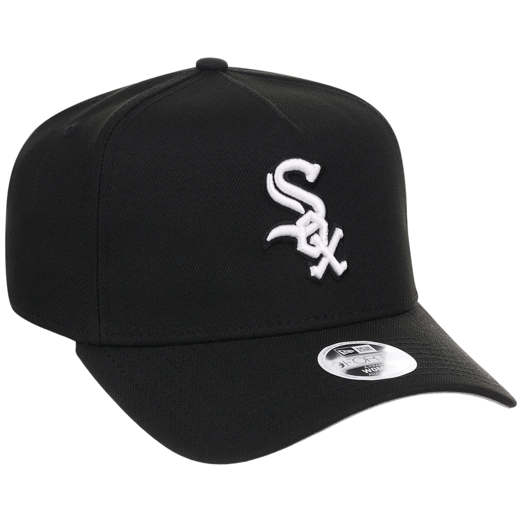 Chicago White Sox Women's New Era 9FORTY Black A-Frame