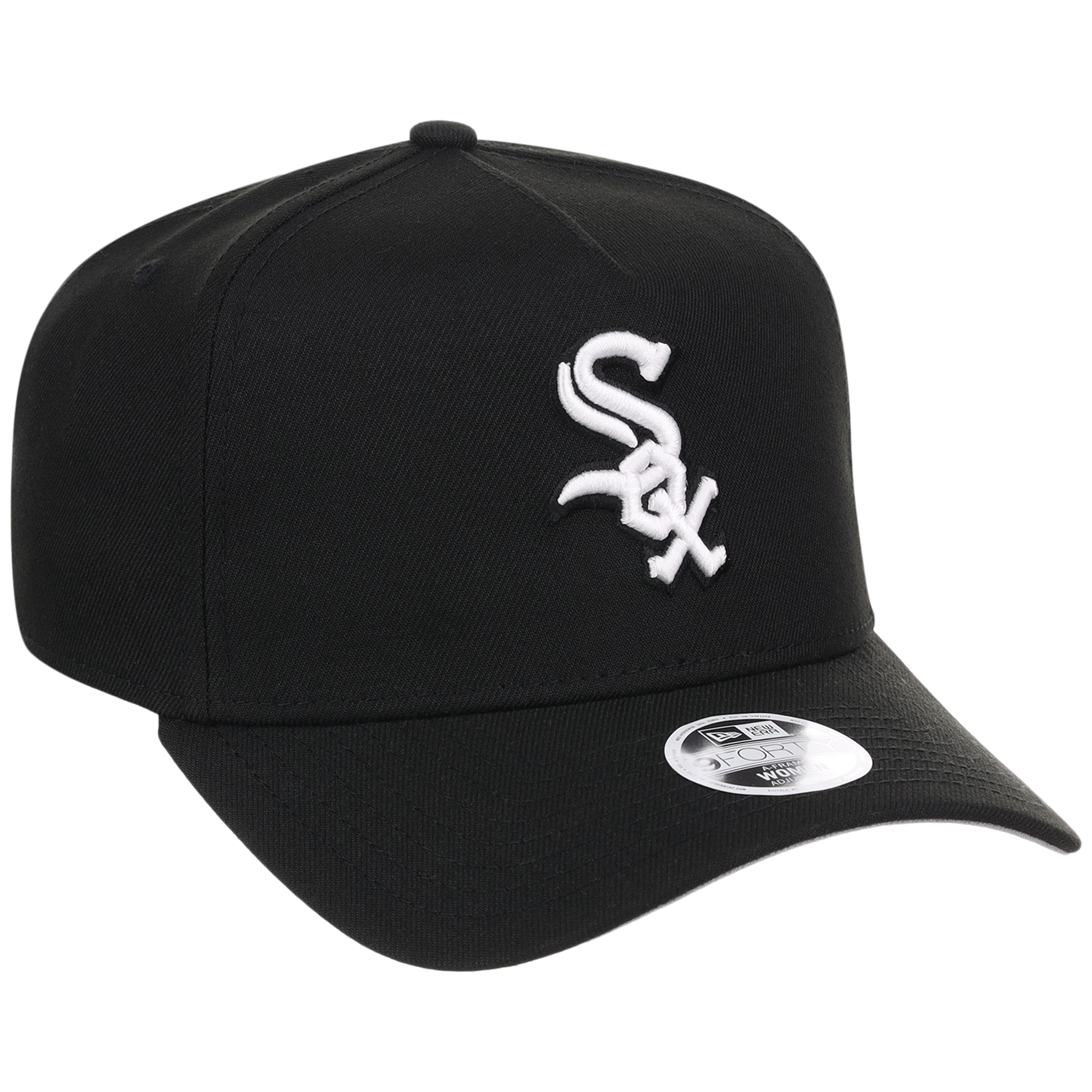 Chicago White Sox Women's New Era 9FORTY Black A-Frame