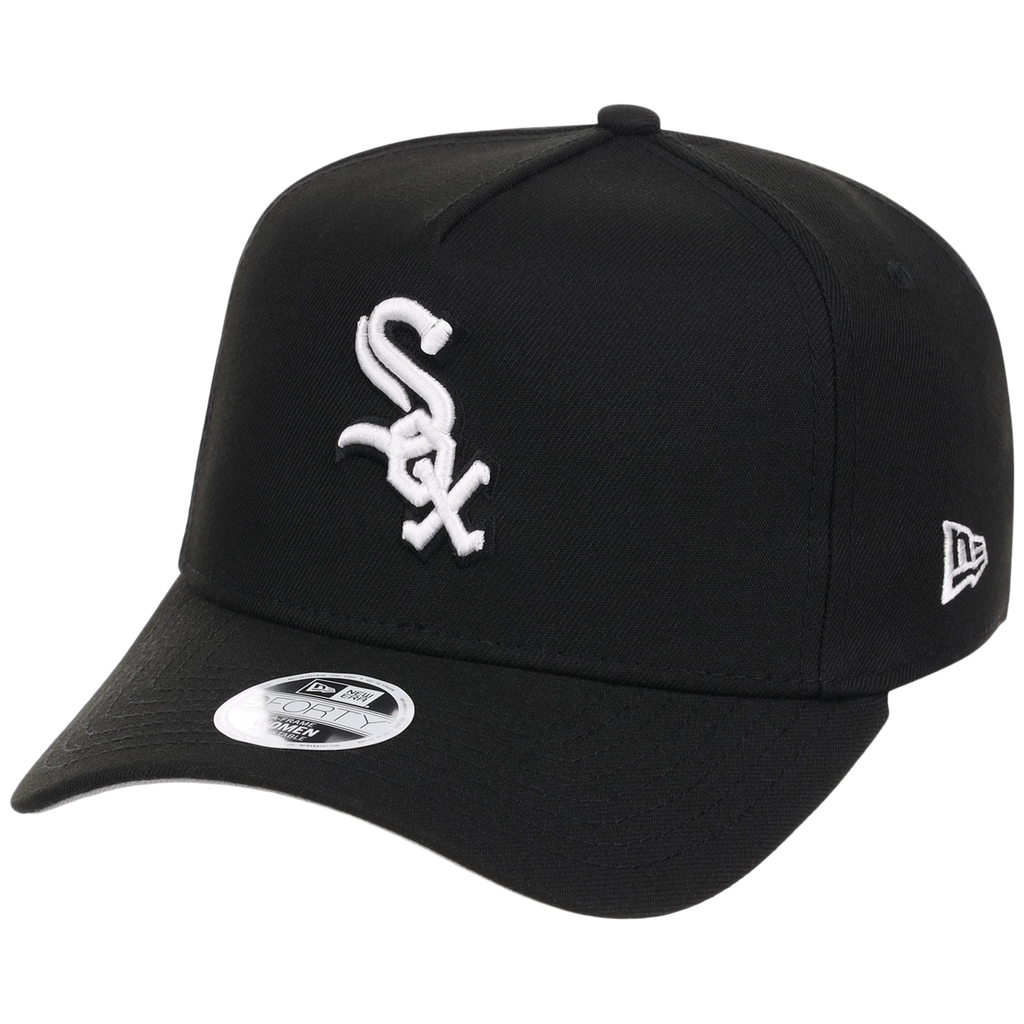Chicago White Sox Women's New Era 9FORTY Black A-Frame