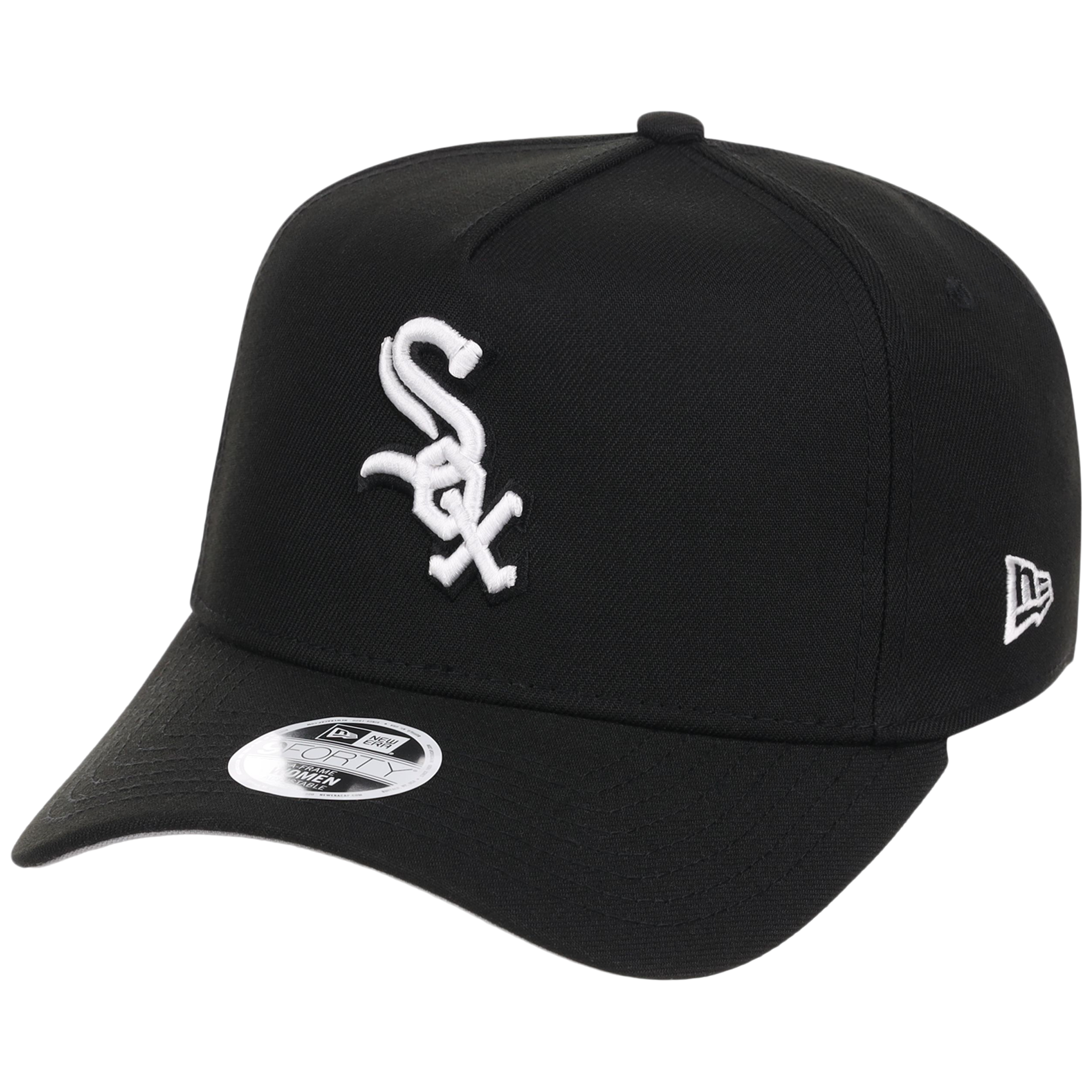 Chicago White Sox Women's New Era 9FORTY Black A-Frame
