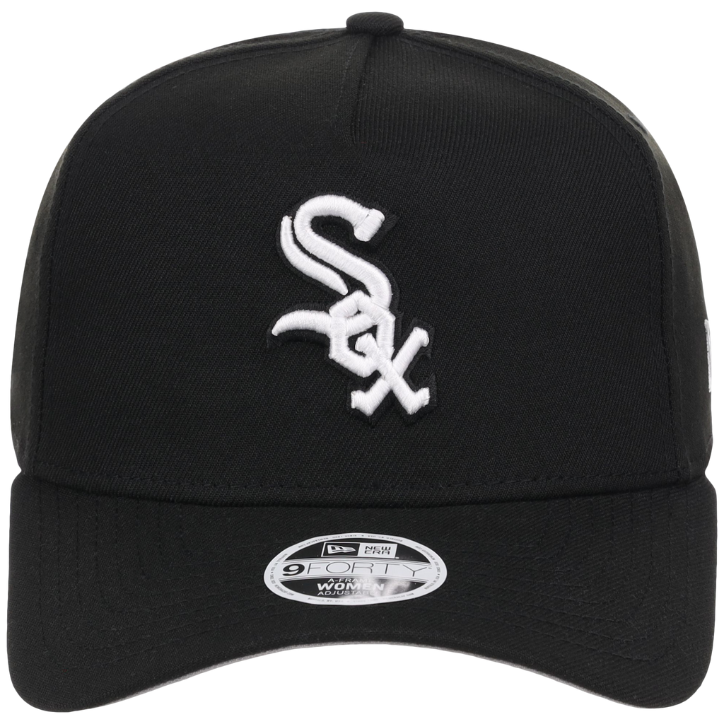 Chicago White Sox Women's New Era 9FORTY Black A-Frame