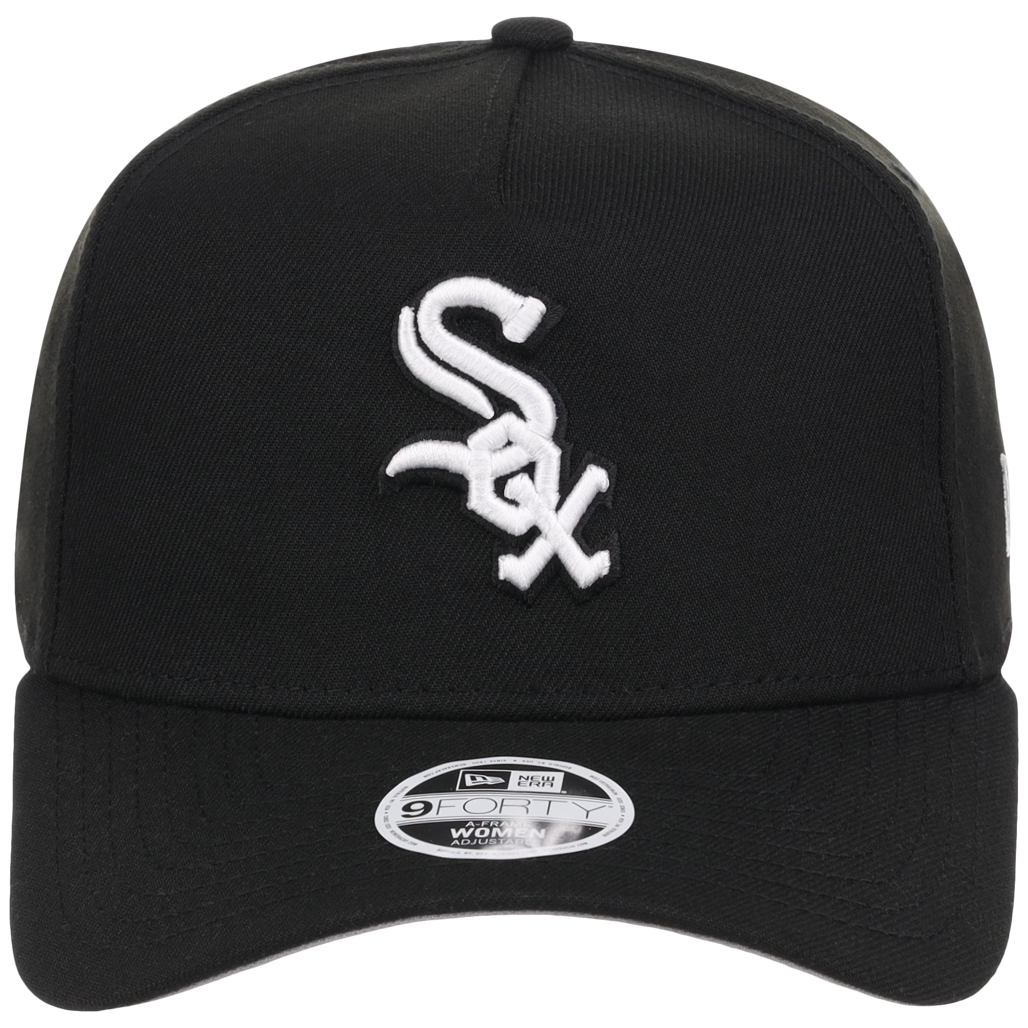 Chicago White Sox Women's New Era 9FORTY Black A-Frame