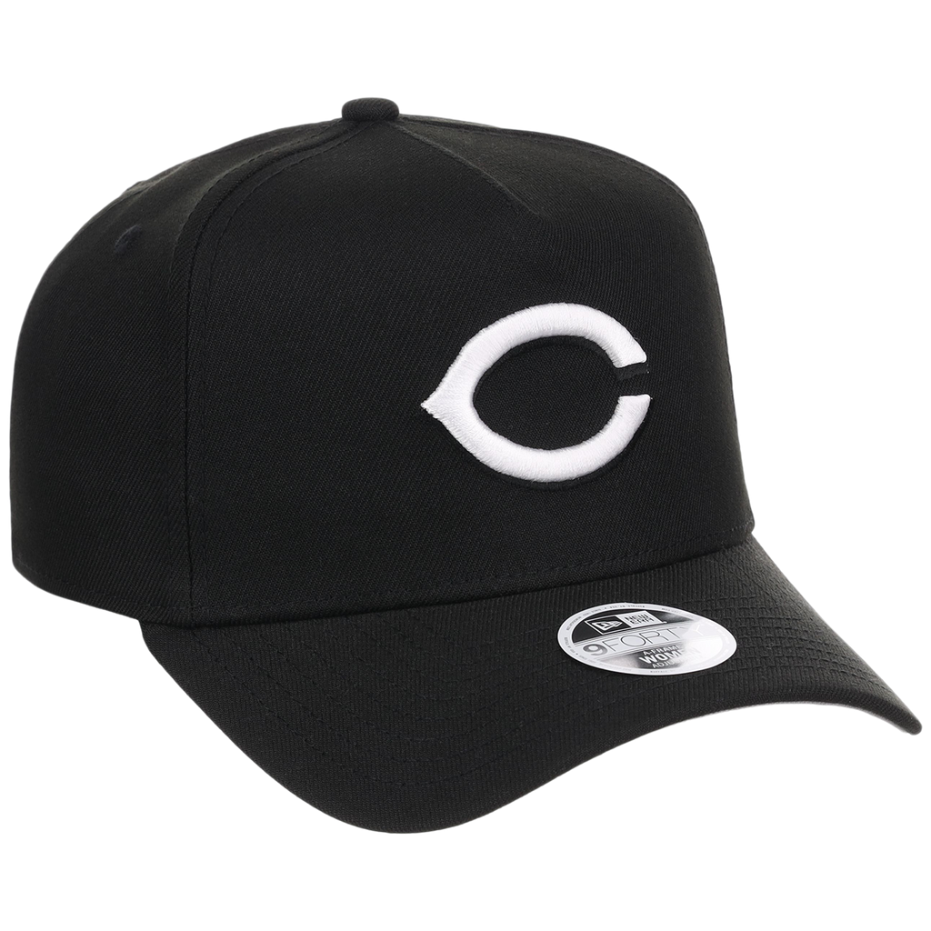 Cincinnati Reds Women's New Era 9FORTY Black A-Frame