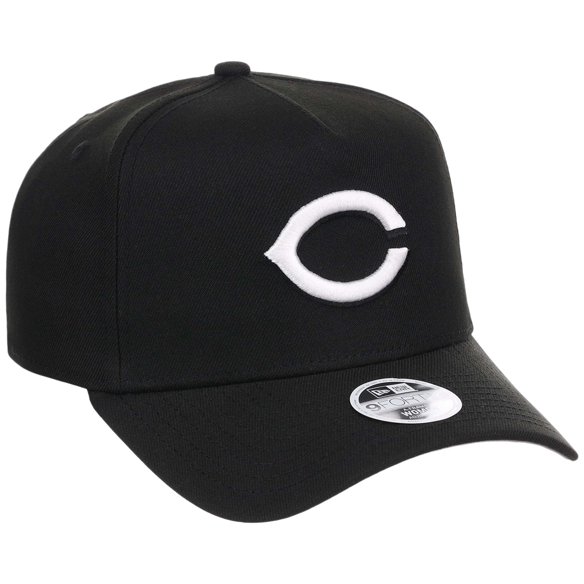 Cincinnati Reds Women's New Era 9FORTY Black A-Frame