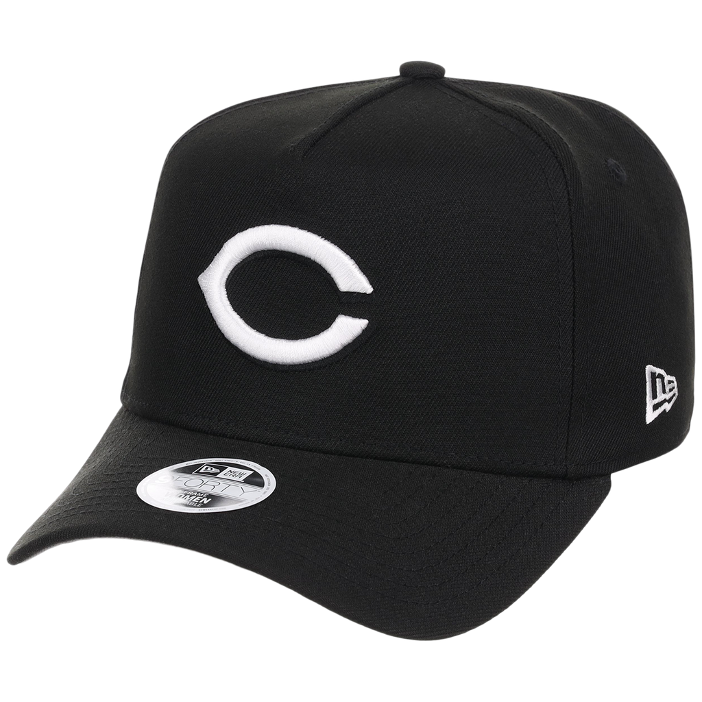 Cincinnati Reds Women's New Era 9FORTY Black A-Frame