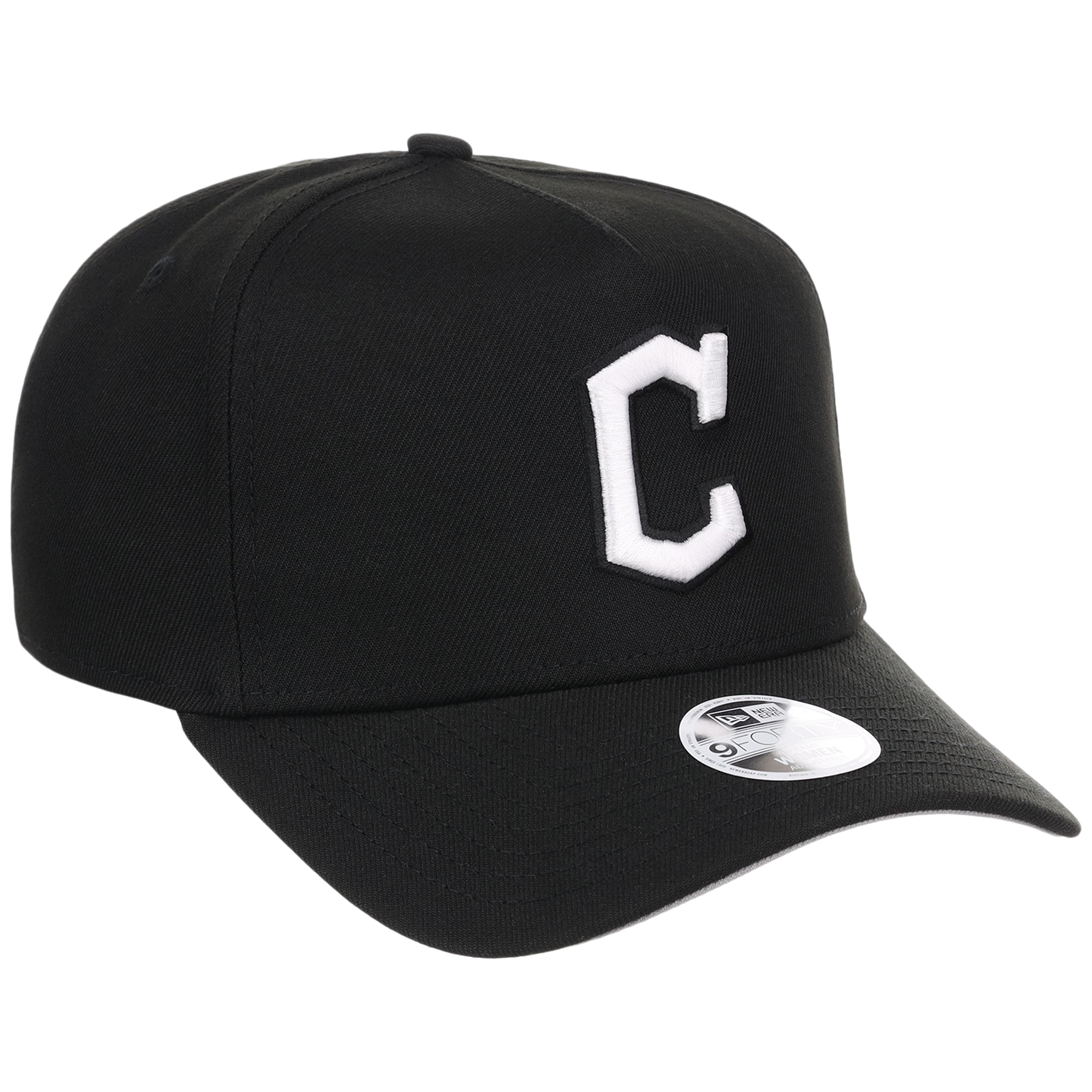 Cleveland Guardians Women's New Era 9FORTY Black A-Frame
