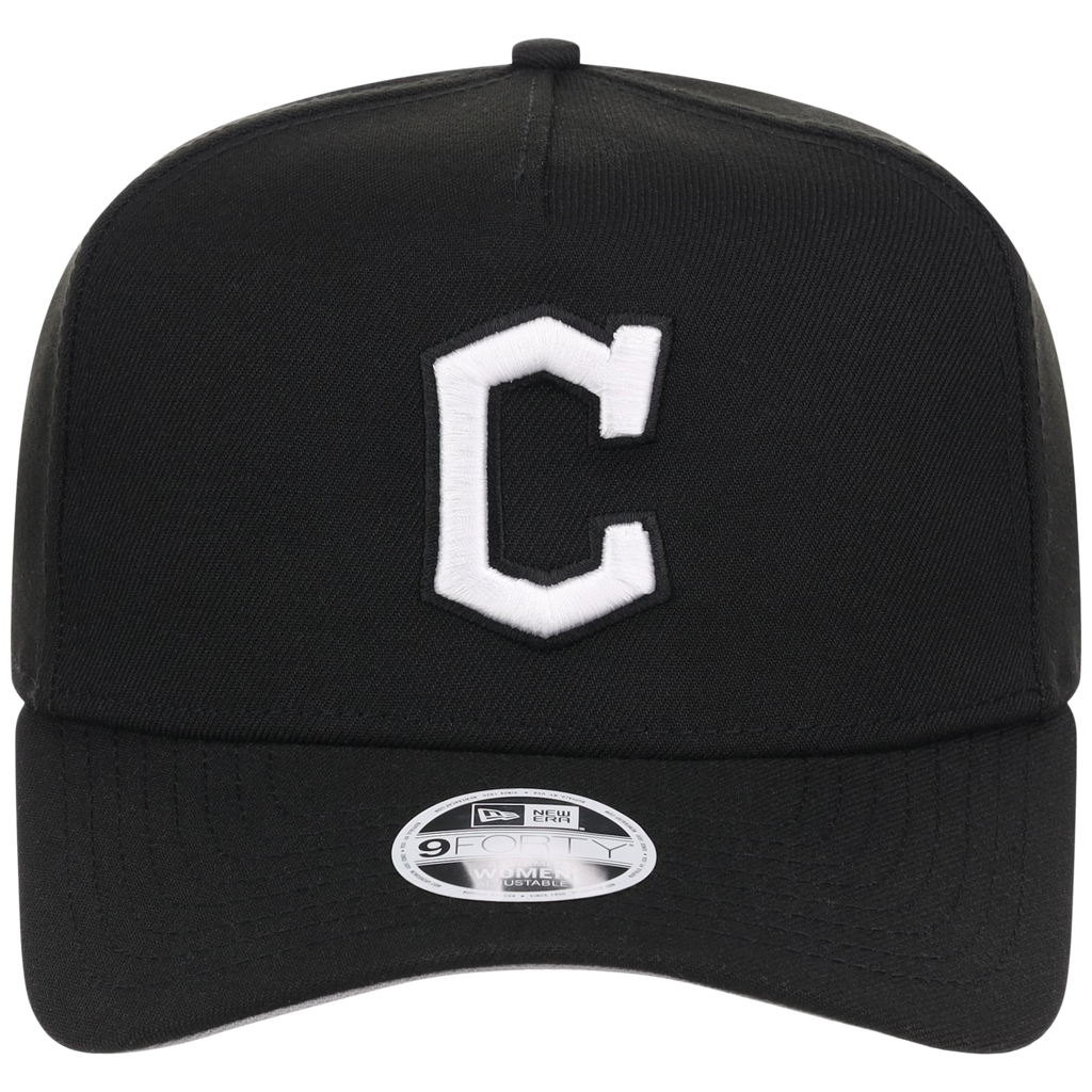Cleveland Guardians Women's New Era 9FORTY Black A-Frame