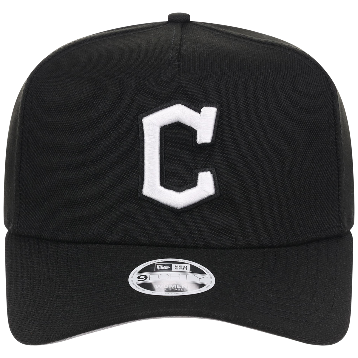 Cleveland Guardians Women's New Era 9FORTY Black A-Frame