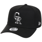 Colorado Rockies Women's New Era 9FORTY Black A-Frame