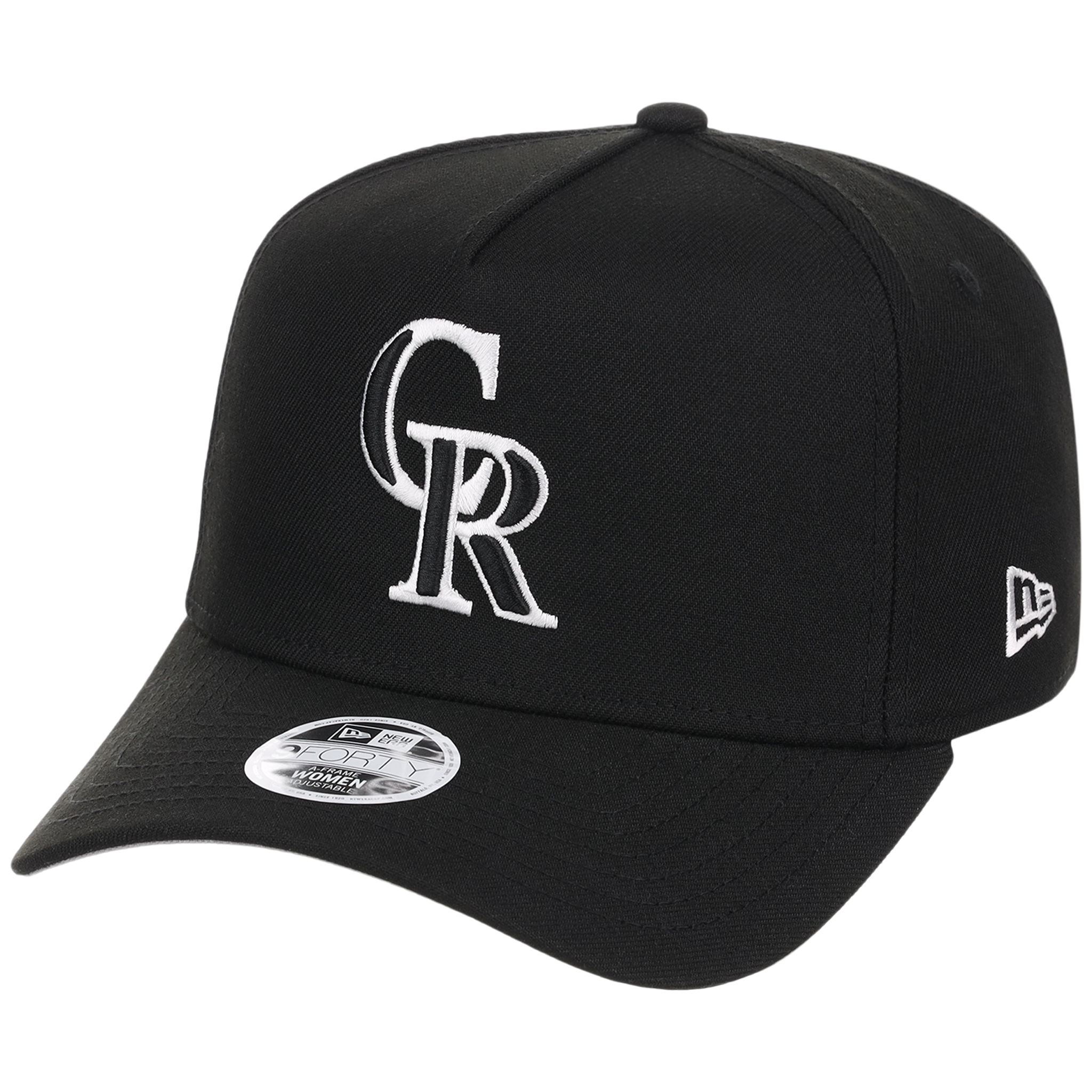 Colorado Rockies Women's New Era 9FORTY Black A-Frame