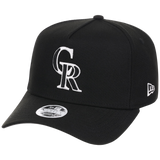 Colorado Rockies Women's New Era 9FORTY Black A-Frame