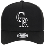 Colorado Rockies Women's New Era 9FORTY Black A-Frame