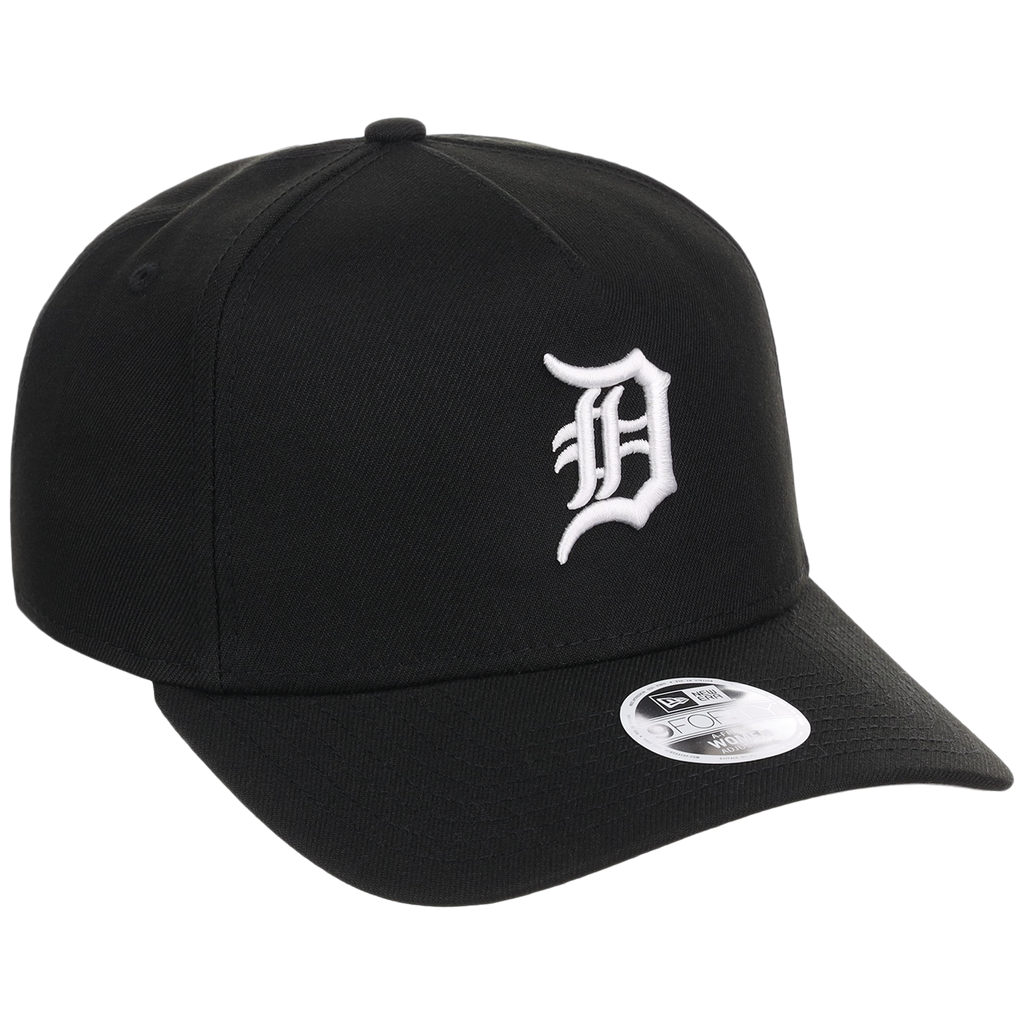 Detroit Tigers Women's New Era 9FORTY Black A-Frame