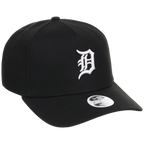 Detroit Tigers Women's New Era 9FORTY Black A-Frame