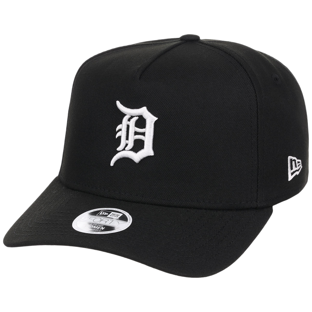Detroit Tigers Women's New Era 9FORTY Black A-Frame
